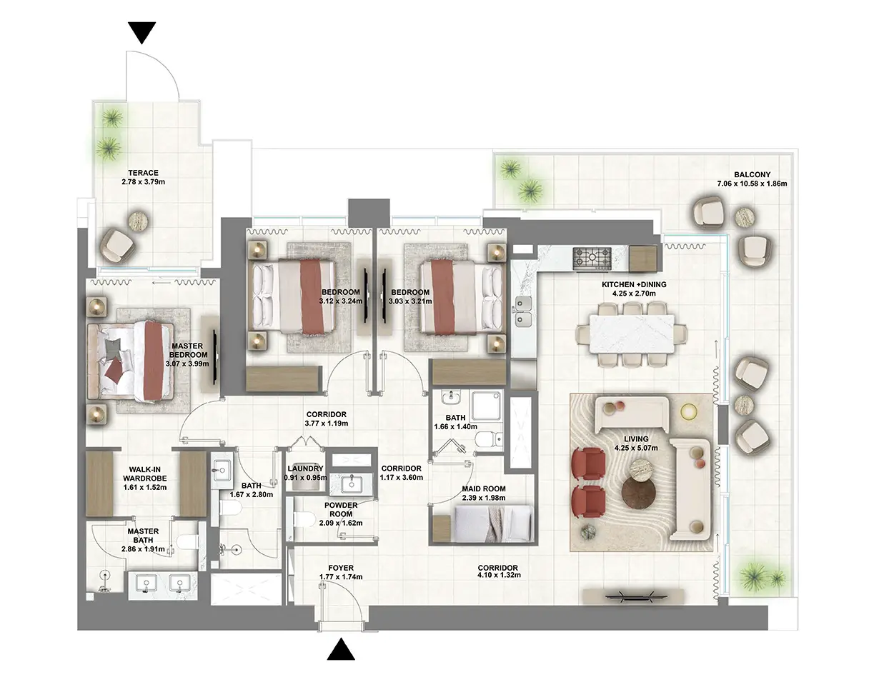 3 Bedroom